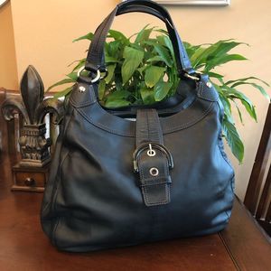 COACH - Vintage Lynne Soho Pebbled-Leather Hobo Shoulder Bag. PERFECT CONDITION!
